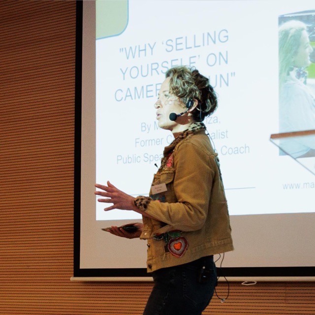 Female Public Speaker